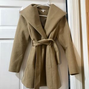 Beige Peacoat for Women